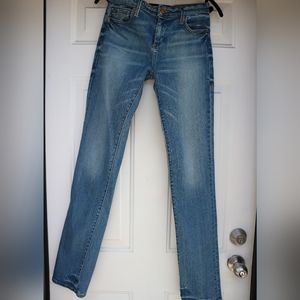 True Religion CORA Mid Rise Straight Droit Mi-taille Size 28